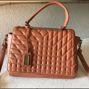 Badgley Mishka butter soft quilted leather handbag